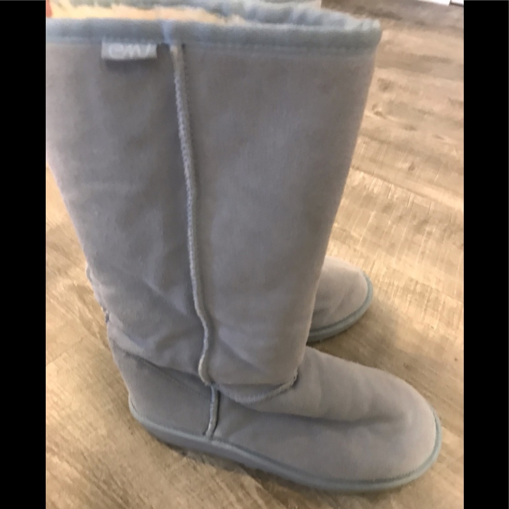 Women’s sheepskin EMU Boots Baby Blue Sz W9/M8 - Picture 3 of 8